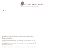 Tablet Screenshot of kolleweidenhof.nl